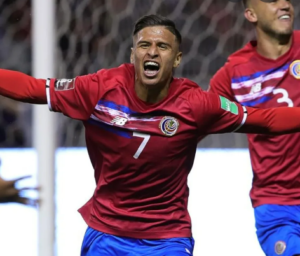 Anthony Contreras playing for Costa Rica