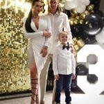 Domagoj Vida With His Wife And Son