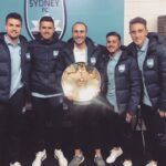 Joel King With Sydney FC Teammates