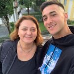 Juan Agustin Musso With His Mother