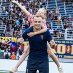 Kamil Grosicki With His Daughter