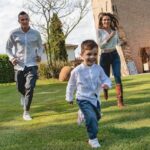 Lukasz Skorupski With His Wife Matilde Rossi And Son