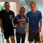 Mario Fernandes WIth His Father And Brother