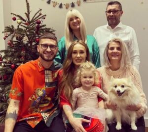 Mateusz Klich With His Family - Parents, Sister, Wife (to be) And Daughter