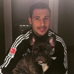 Mathew Leckie With His Pet