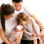 Mathew Leckie With His Wife And Children