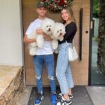 Nathaniel Atkinson With His Girlfriend And Pets