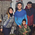 Nehuen Perez With His Parents