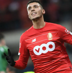 Selim Amallah playing for Standard Liège