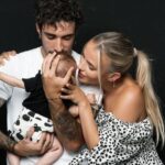 Sime Vrsaljko With His Daughter And Girlfriend