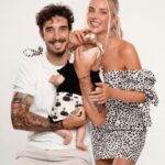 Sime Vrsaljko With His Girlfriend Kaja Vidmar And Daughter