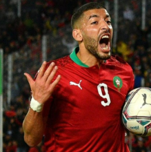 Tarik Tissoudali playing for Morocco