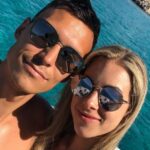 Trent Sainsbury With His Wife