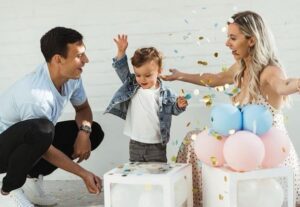 Trent Sainsbury With His Wife And Son