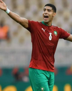 Adam Masina playing for Morocco