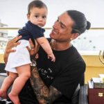 Darwin Nunez With His Son