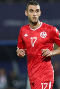 Ellyes Skhiri playing for Tunisia