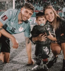 Federico Valverde With His Girlfriend Or Wife (to be) And Son