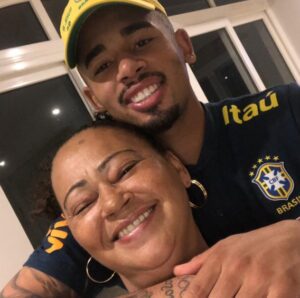 Gabriel Jesus With His Mom