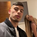 Gabriel Martinelli With His Girlfriend