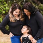 Julian Araujo Sister (Left) And Mother With His Sister's Daughter