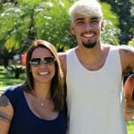 Lucas Paqueta With His Mother