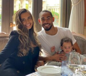 Matheus Cunha With His Son And Girlfriend