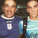 Mauro Arambarri With His Father