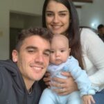 Mauro Arambarri With His Sister And Her Kid