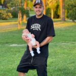 Maxi Gomez With His Newborn Baby Girl Catalina