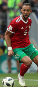 Medhi Benatia playing for Morocco