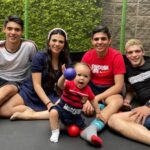 Raul Jimenez With His Brothers, Sister Miranda And Daughter Arya