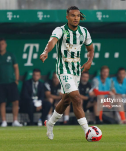 Samy Mmaee playing for Ferencvárosi TC