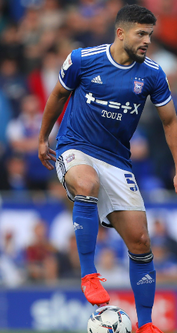 Samy Morsy playing for Ipswich Town