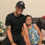 Thiago Silva With His Grandmother