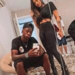 Vinicius Junior With His Girlfriend