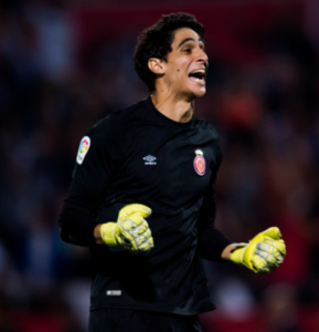 Yassine Bounou playing for Girona