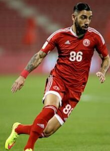 Ashkan Dejagah playing for Tractor