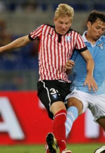 Filip Helander playing for Malmö