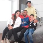 Jefferson Farfan With His Children