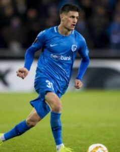 Joakim Maehle playing for Genk