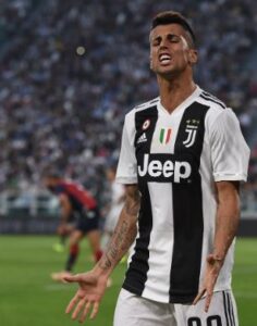 Joao Cancelo playing for Juventus