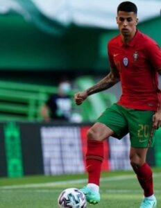 Joao Cancelo playing for Portugal