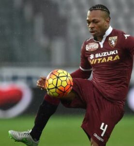 Joel Obi playing for Torino