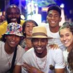 Johan Mojica With His Parents, Brothers, And Sister