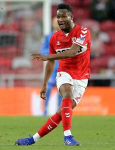 John Obi Mikel playing for Middlesbrough