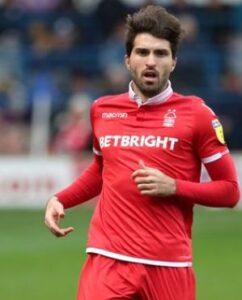 Karim Ansarifard playing for Nottingham Forest