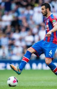 Luka Milivojevic playing for Crystal Palace