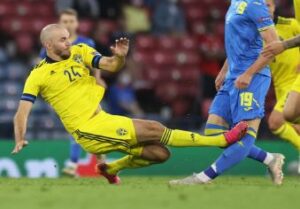 Marcus Danielson playing for Sweden