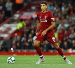 Marko Grujic playing for Liverpool